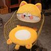 Cute Winter Split Seat Cushion Student Dormitory Warm Fart Cushion Office Sedentary Chair Cushion Backrest Plush Cushion
