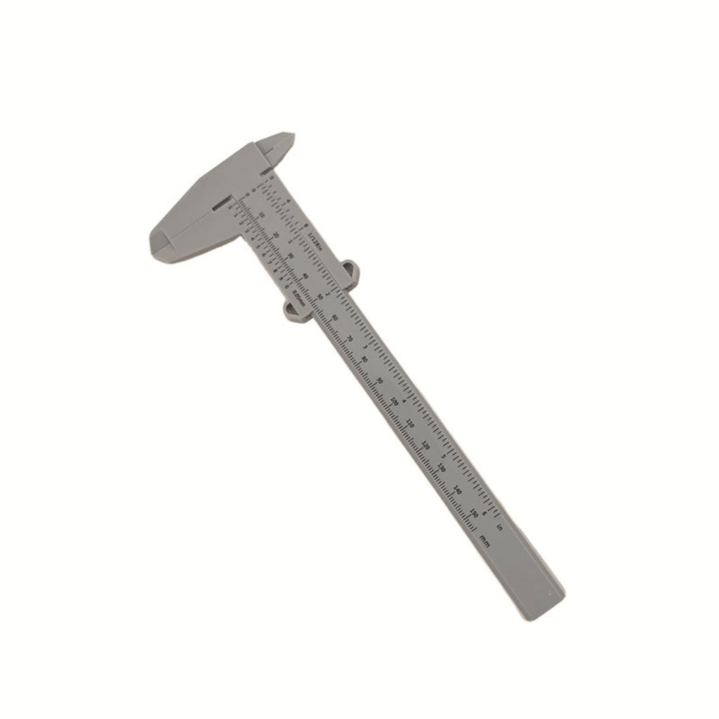 150mm Double Scale Plastic Vernier Caliper For Precision Measurement With Inch and MM Markings for School Student