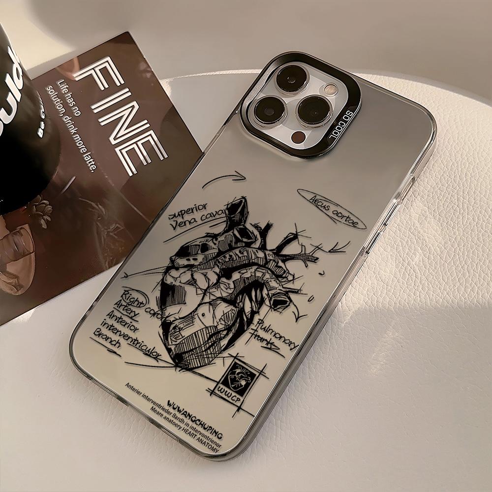 Painted Phone Case for iPhone 11 14 15 16 iPhone 17 11 12 13 for 17 14 15 16 Pro14 15 16 Pro Max for Samsung S25 Ultra S24 S25 A36 A56 A16 Hard Cover