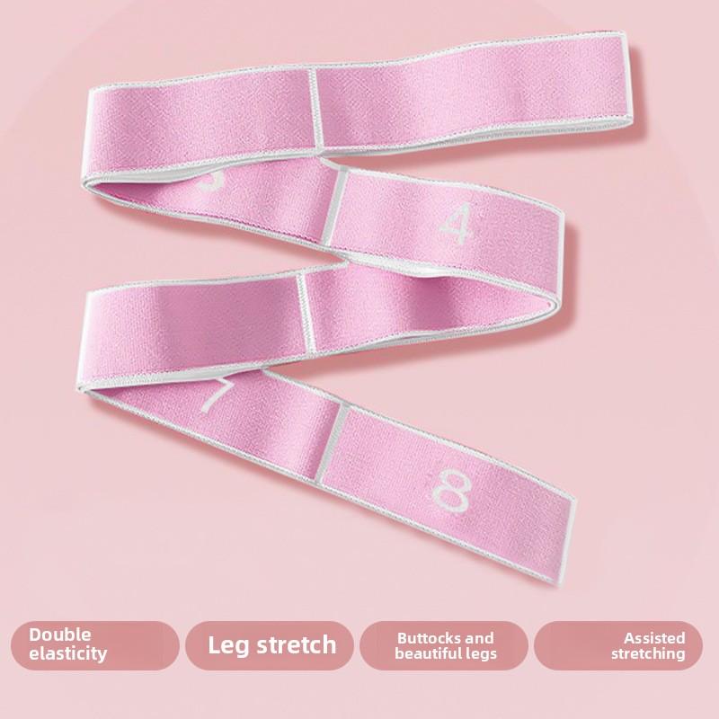 Yoga Stretch Band Open Back Shoulder Fitness Women Resistance Training Equipment Segmental Digital Stretch Band Tension Rope