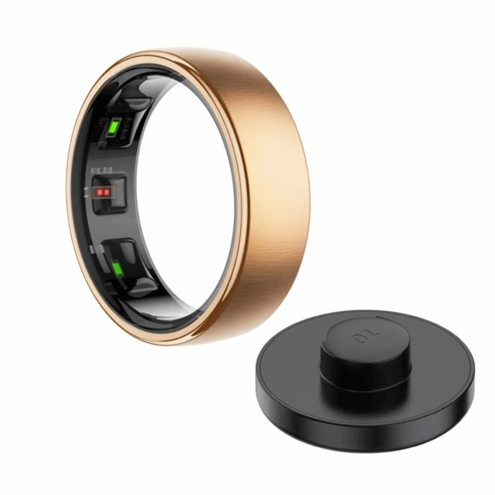 Wireless Charging Health Monitor Ring IP68 Waterproof Heart Rate Monitor Ring  Sleep Monitoring
