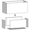 VidaXL Jardinière, Flower Box, Plant Pot, Flower Box, Raised Garden Planter for Patio Terrace, Black 841595