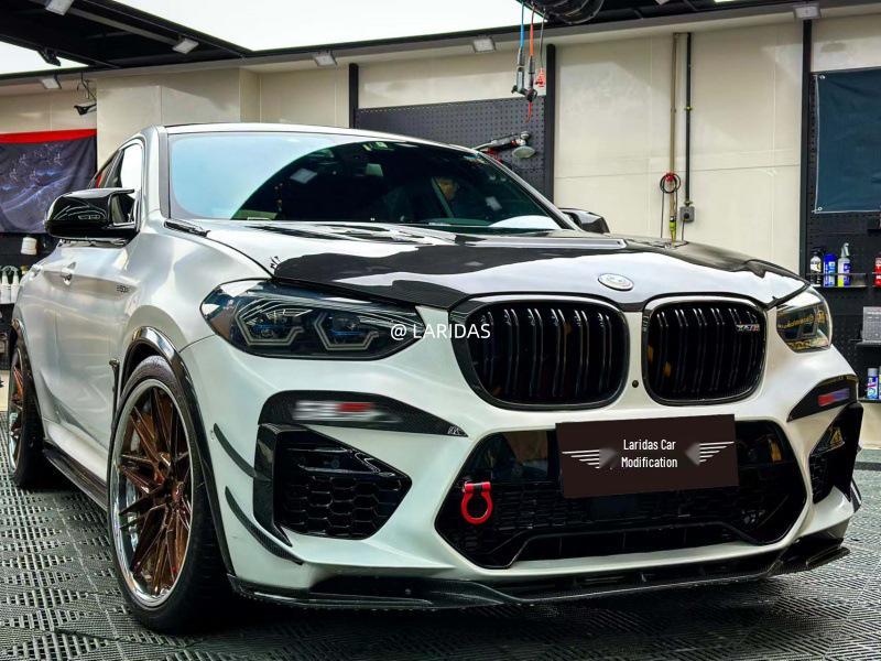 BMW X3M/X4M F97/F98/G01/G02 Carbon Fiber Transparent Engine Hood Cover