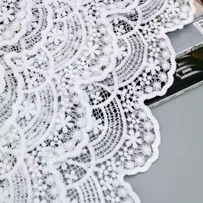 Embroidery Hollow Fashion Flower Water-Soluble Milk Silk Set Flower, Wedding Dress Clothing Accessories Lace Decal