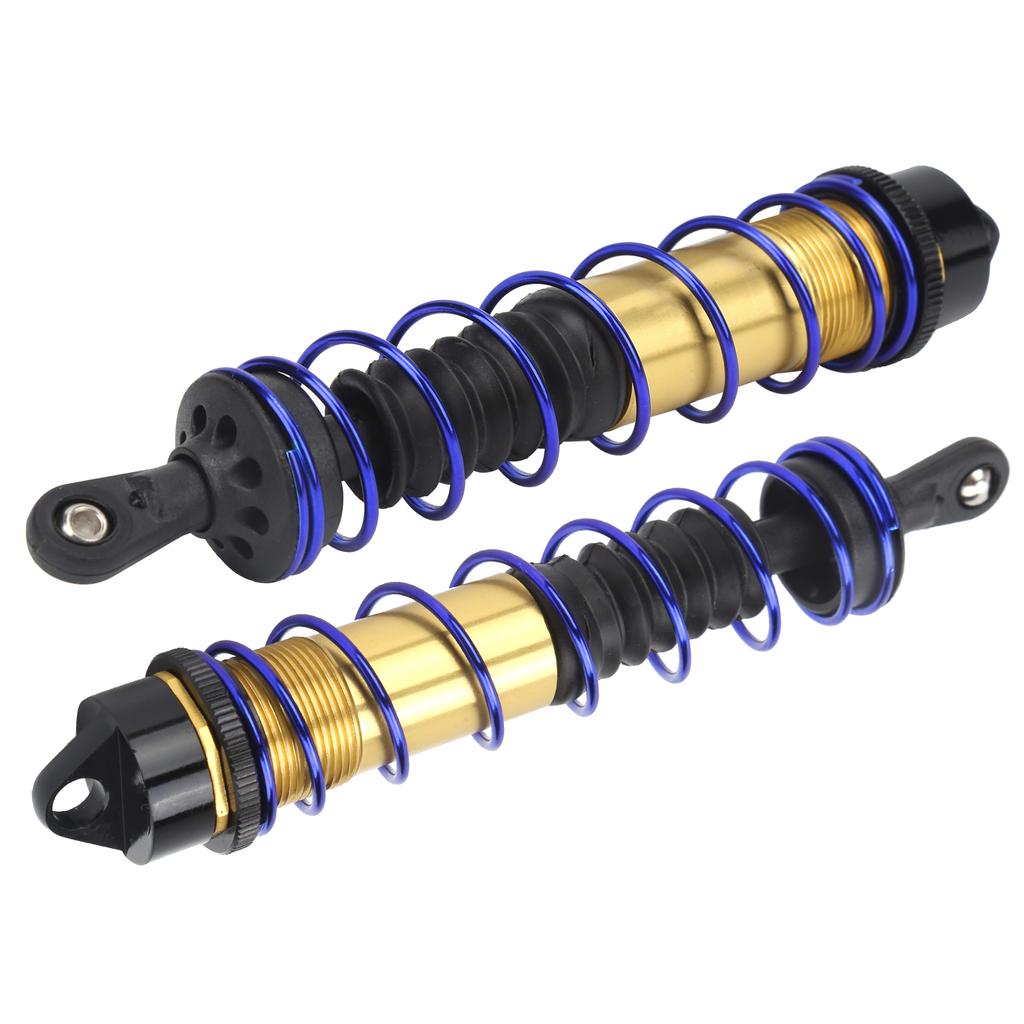 Aluminium Alloy Metal Rear Shock Absorbers for 18 Scale RC Car Truck Universal RC PartsGold