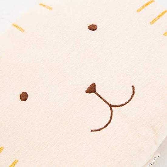 Ompkins BABY Organic Cotton Cat Hug Pillow Made In Japan Y-1291 100% [Kitty Series] (Natural)