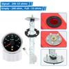 52mm Fuel Level Gauge With Alarm 7 Colors Backlight Pointer Oil Tank Meter 0-190Ohm For Auto Marine Boat Car 12V 24V Fuel Tank