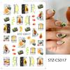 French Nail Stickers Liner Nail Art Decals Colorful Sliders Manicure Decor Summer