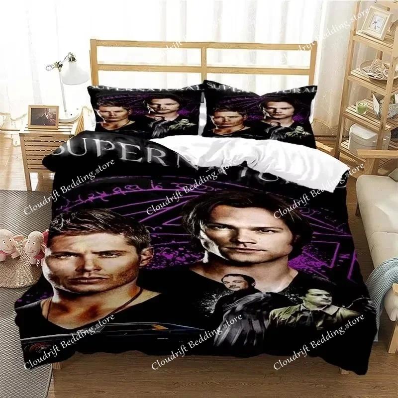 Übernatürliches 3D-gedrucktes Bettbezug-Set Twin Full Queen King Size Bettwäsche-Set Bettwäsche Bettdecke Bettwäsche-Sets