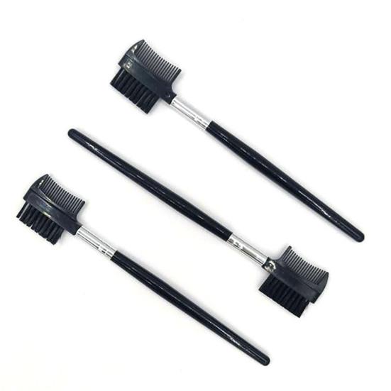 Doppelkopf-Wimpernbürste aus Kunststoff für das Ankleidezimmer