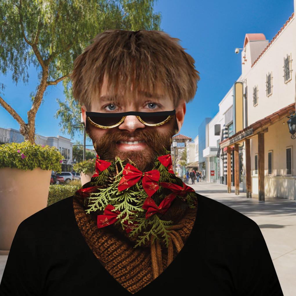 Weihnachten Halbgesichtsmaske Unisex Sturmhaube Bandana Nackenwärmer Schlauchschal Kopfbedeckung