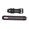 15mm Kinder Smartwatch Armband Wasserdichtes Silikon Uhrenband mit Edelstahlschnalle für Sport Pink