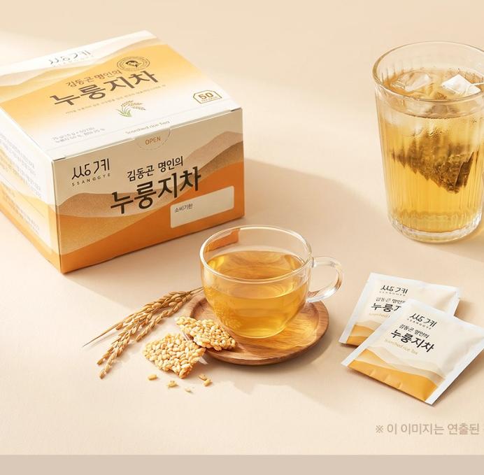 Ssanggye Tea Nurungji Tea 50 čajových sáčků – Tradiční korejský pražený rýžový čaj
