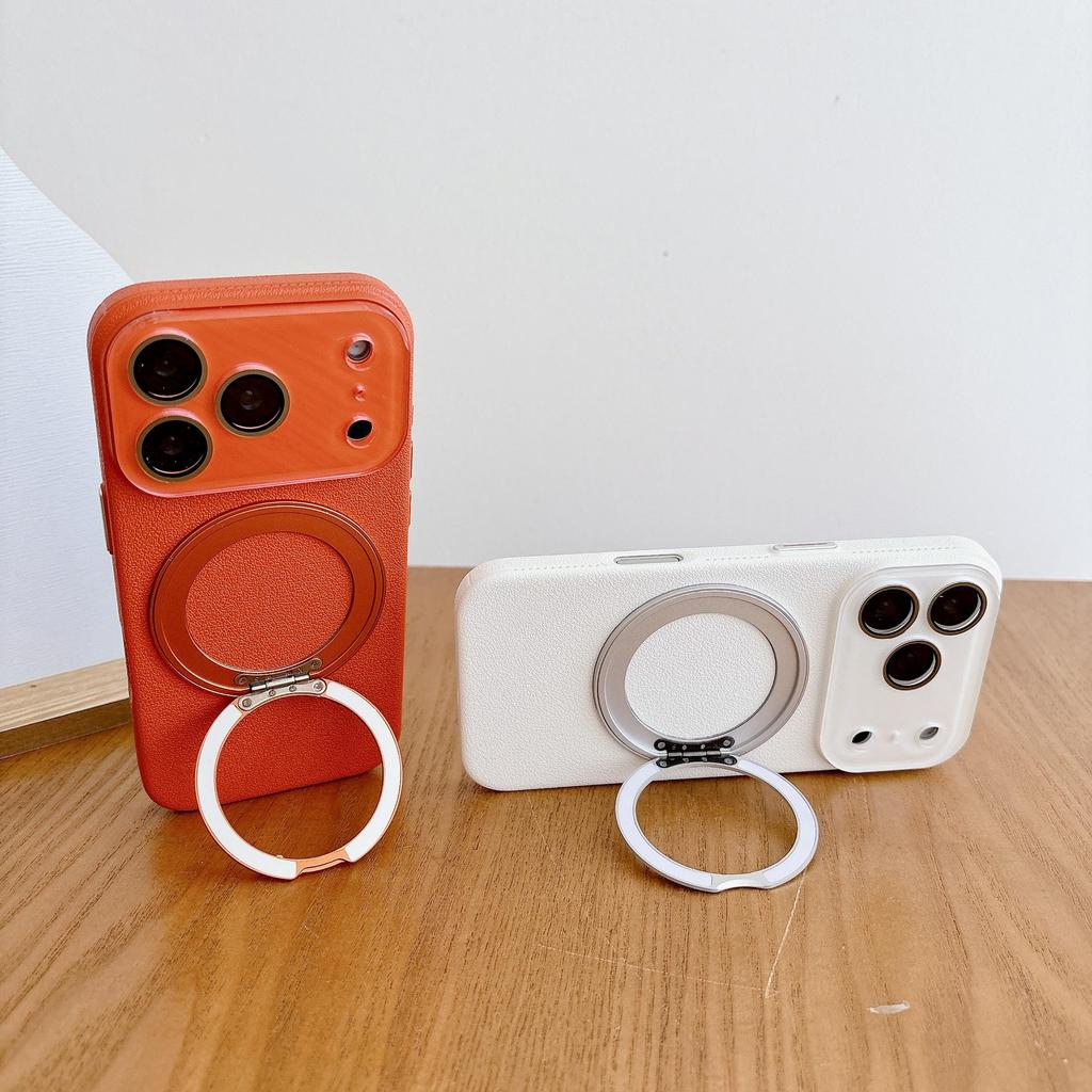 iPhone 17 Pro Max Magnetic Rotating Case with Apple 16 Crystal Lens Protection for iPhone 15/14/13