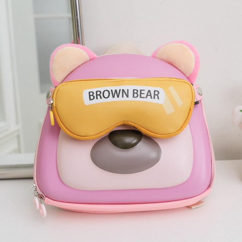 

Pattern Dog Cute Kids Backpack With Colorful Stitching And Lightweight Design розовый