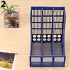 3 Abschnitte Zeitschriftenständer Halter Home Office Dokumentenaufbewahrung Schreibtisch Organizer