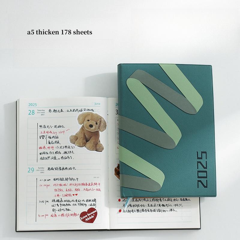 A5 Thicken 178 Sheets Daily Monthly Planner Organizer School Office 365 Days Time Management To Do List Plan Diary Journal Quality