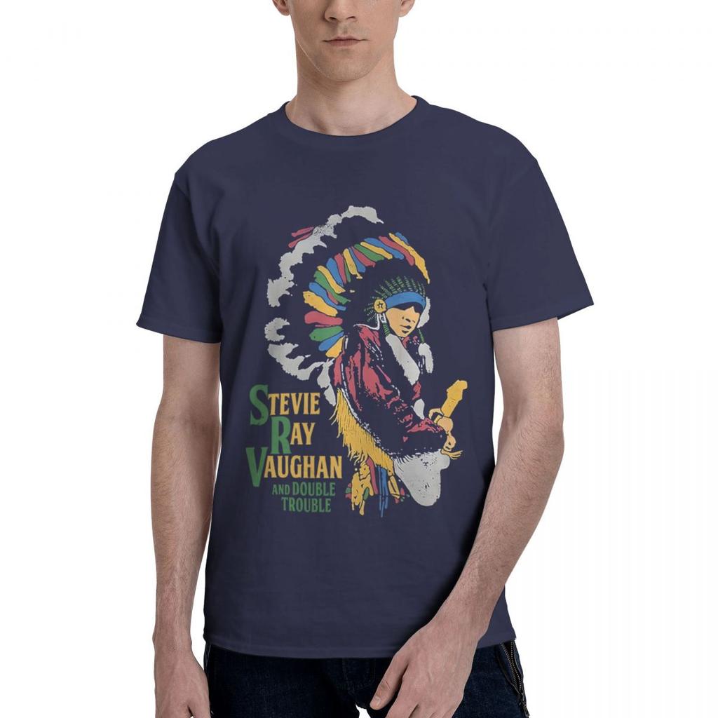 Stevie Ray Vaughan Unisex 100 Cotton Casual Breathable Confortable Tshirt Funny Mens TShirt Graphic Tee
