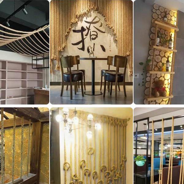 Jute Rope for Tug-of-War, Railing, Decoration, Handmade Weaving, and DIY Binding