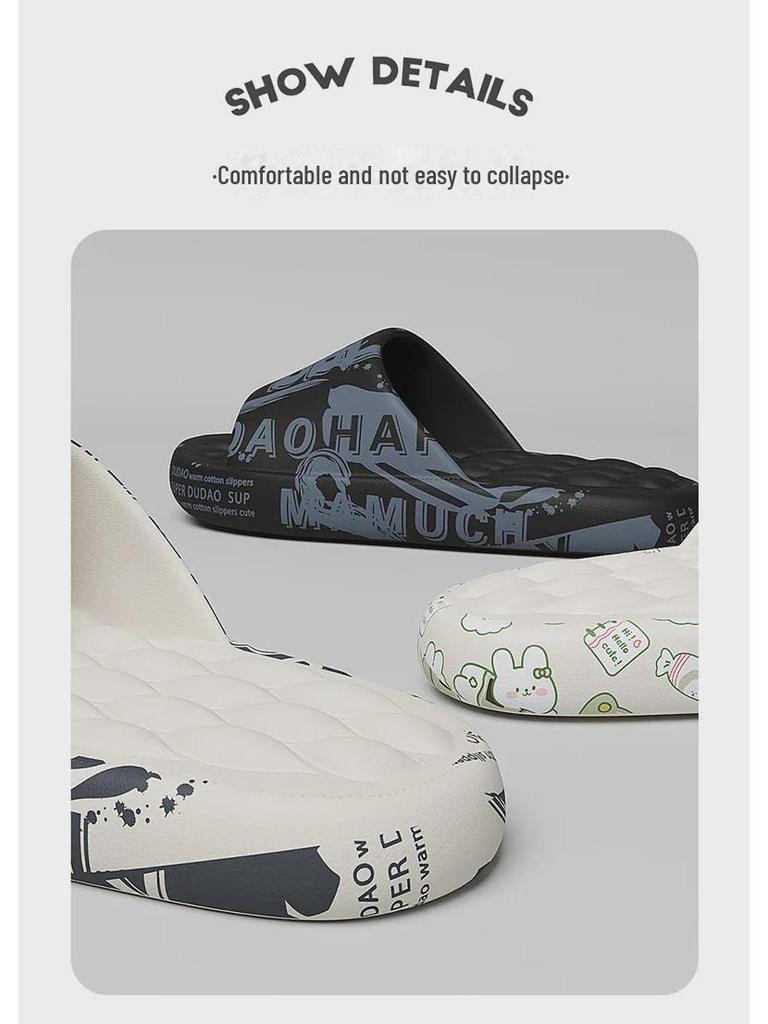 Comfort-Fit Summer Slippers for Men & Women: Non-Slip Indoor/Outdoor Bathing Footwear