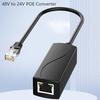 1000Mbps Passiver PoE 48V auf 24V PoE-Konverter, RJ45-Port Ausgang 24V/1A, IEEE802.3af/at für Passive 24V Geräte