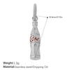 Yori 2Pcs Stainless Steel Food Elements Pendant for DIY Necklace Bracelet Earring Jewelry Making Accessories