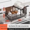 Zhi Shi 304 Stainless Steel Double-Layer Countertop Dish Rack