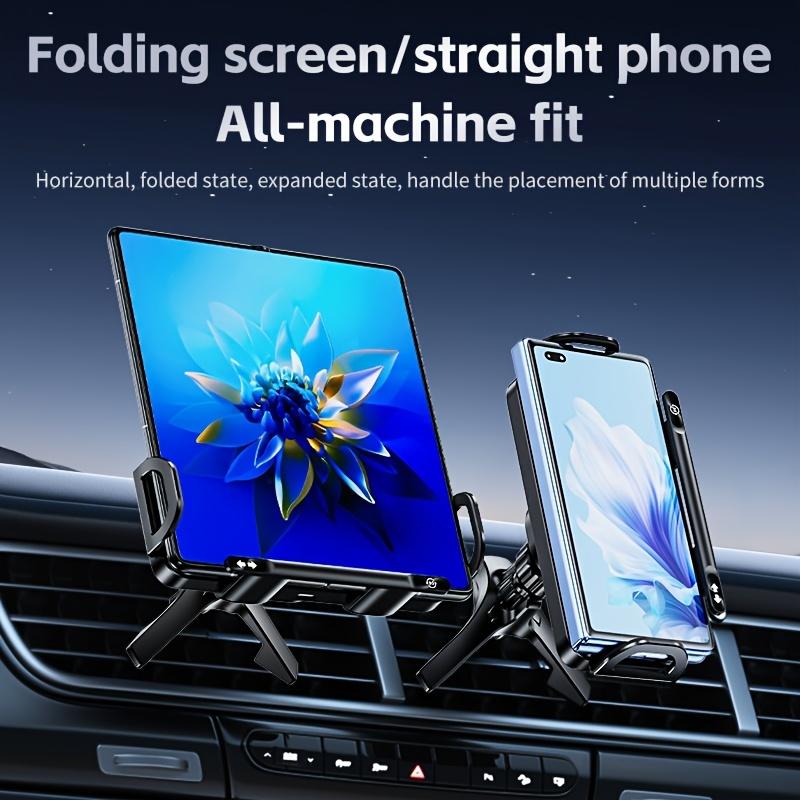15W Wireless Car Charger Holder For Z Fold6 Fold5 Fold4 Fold3 Fold2 Fold Ultra 16/15/14/13/12 Pro Max 4.3-inch-6.9inch Mobile Phone Automatic Clamping
