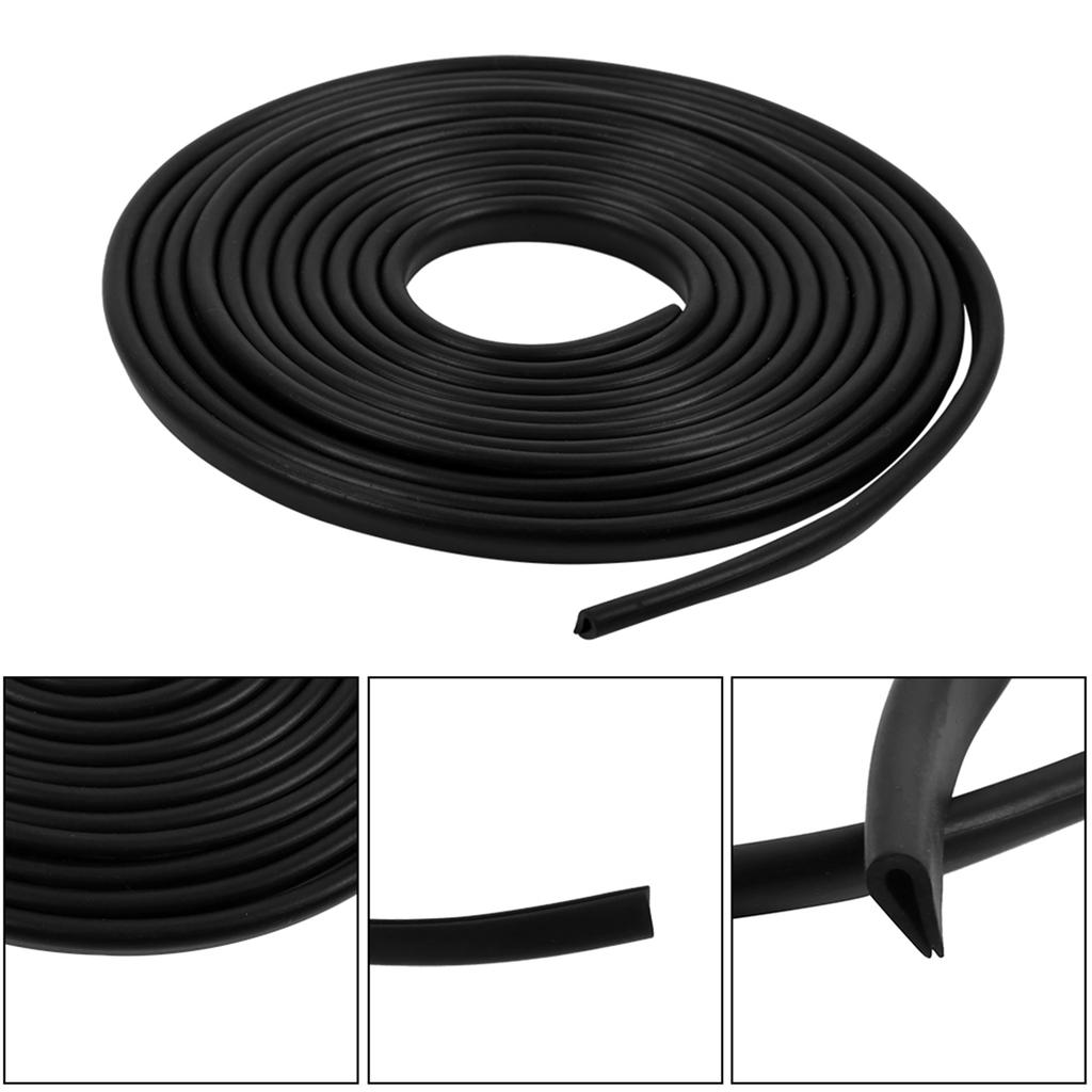300cm Black Moulding Trim Car Door Anti Scratch Protector Edge Guard Rubber Strips