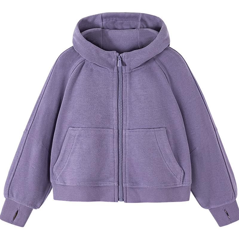 Minibala Girls Parent-Child Hooded Casual Sweatshirt 110