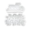 Diy Handmade Creative Shape Molds Happy Birthday Christmas Silicone Mold DIY Aromatherapy Candles Gypsum Cake Decor Baking Tools