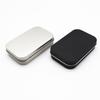 Metal Rectangular Empty Mini Tin Box Tinplate Push Candy Pill Cases Bins Jar Hinged Containers Small Organizer Storage Box