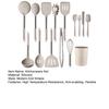 15-teiliges Küchenutensilien-Set mit Halter, lebensmittelechtes Silikon, Eierbesen, Schöpfkelle, Löffel, Schneebesen, Schaumlöffel, Schaber, Antihaft-Spatel-Set, sichere Kochwerkzeuge