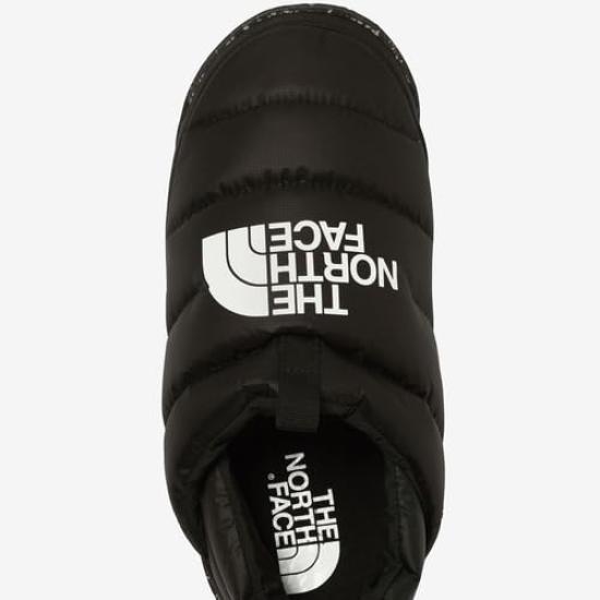 The North Face Nuptse Down Mule TNF White Size 11 Black/TNF