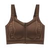 Front Zipper Women Wireless Seamless Full Cup Bra Large Breast Reduction Armpit Fat Collection