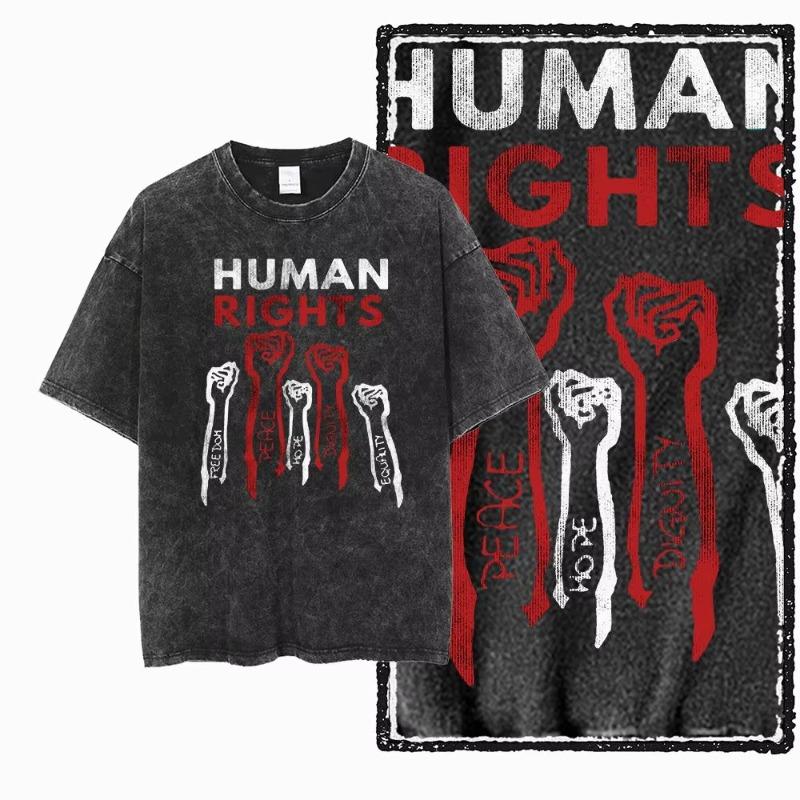 Anti War Peace No War Vintage Graphic Washed Distressed Big Size Cotton Men's T-Shirt