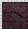 oneOone Cotton Flex Black Fabric Abstracts Dress Material Fabric Print Fabric By The Yard 40 Inch