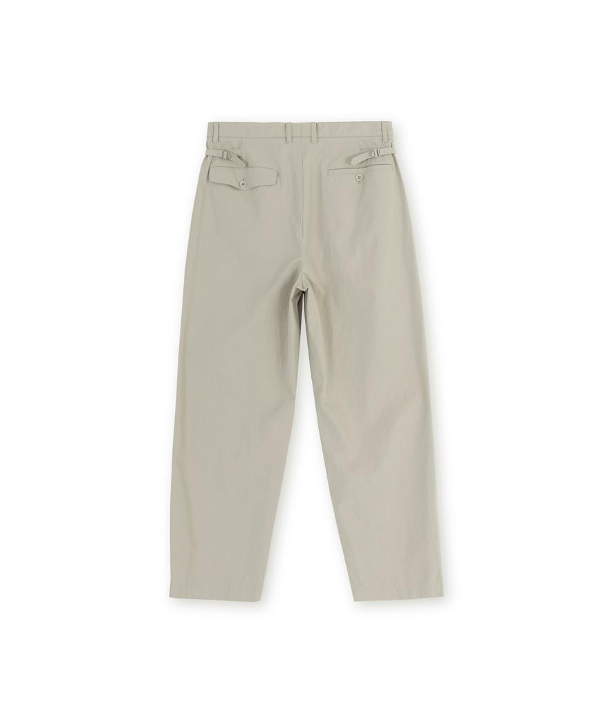 Beulaunyadeu W Loose Tapered Cotton Pants, Stone