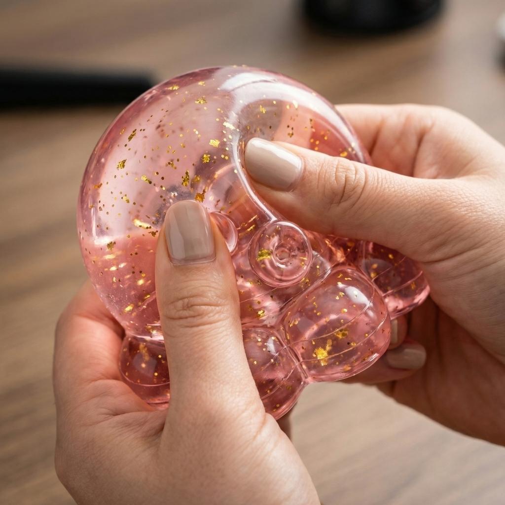 Lustiges und stressabbauendes Spielzeug aus sicheren Materialien.