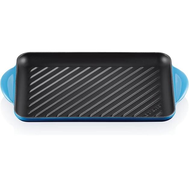 

Чугунная сковорода для гриля прямоугольная Le Creuset 32x22 см, лазурная (20202322200460)
