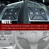 Car Interior Stickers Button Decal Compatible with Mercedes Benz GLK350 C Class CLS C218 SLK W172 W204 W212 W218 W207 Steering Wheel A/C Air