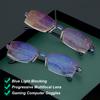 Smart Glasses mit automatischer Anpassung Männer Lupenbrille Lesebrille Frauen Anti-Blaulicht +1,0-+4,0 Brille