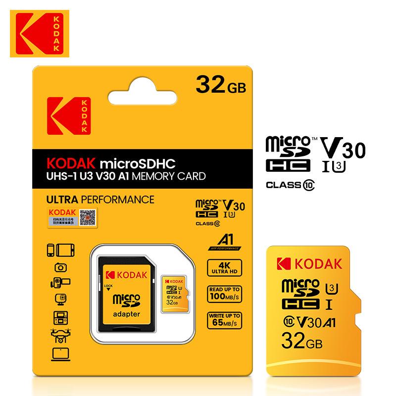 Kodak TF 256G U3 4K HD Memory Card for Driving Recorders and Monitoring
