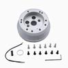 Steering Wheel Hub Adapter 5&6 Hole Compatible with 1969-1994 Chevrolet Chevy GM Flaming River Ididit Buick Jeep Pontiac