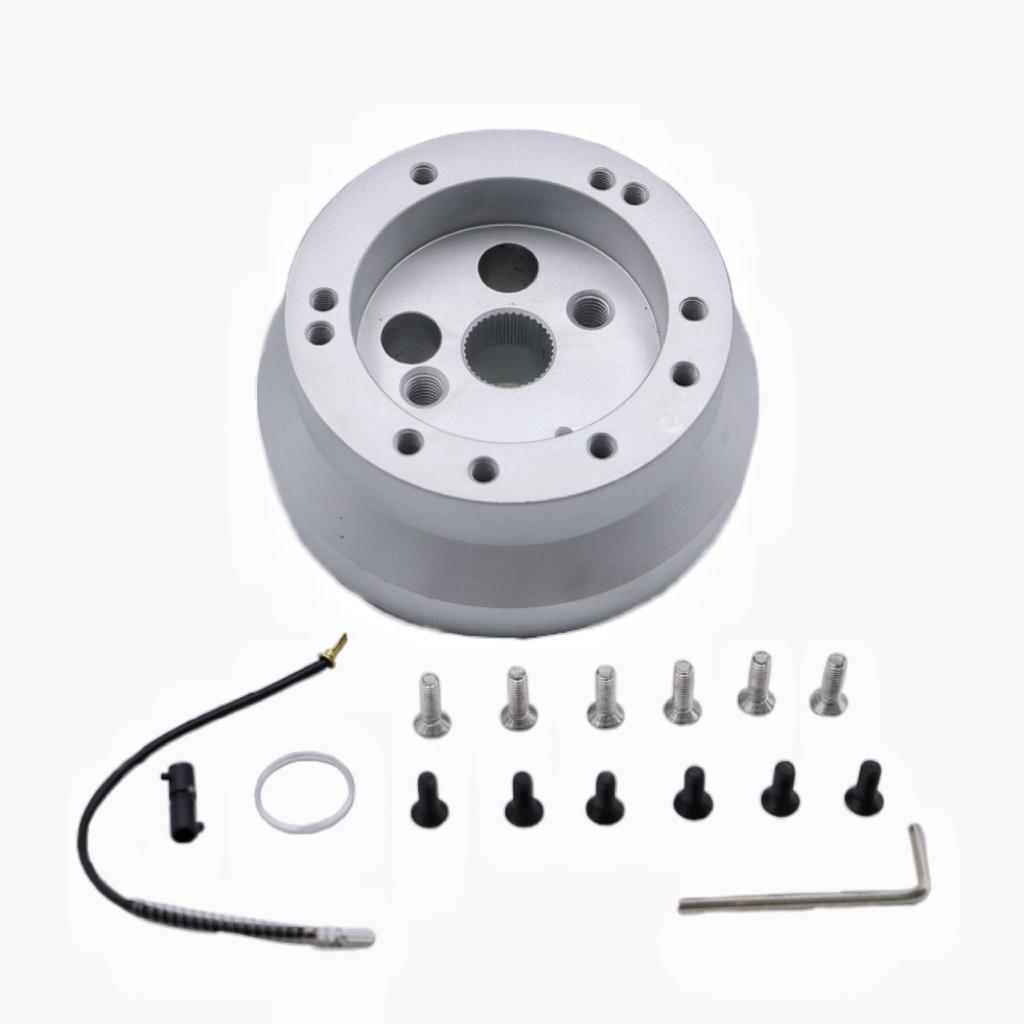 Steering Wheel Hub Adapter 5&6 Hole Compatible with 1969-1994 Chevrolet Chevy GM Flaming River Ididit Buick Jeep Pontiac