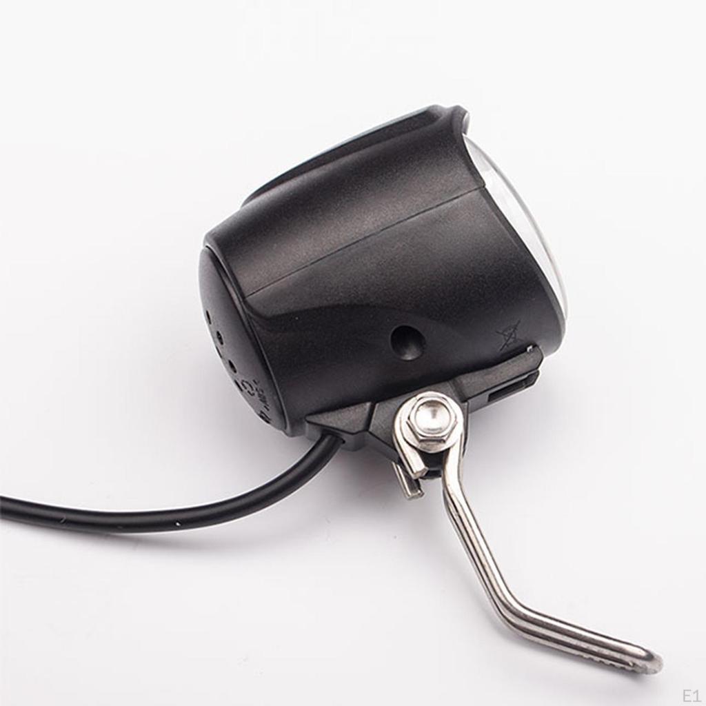 12-80v Verlichting, 2 in 1 Koplamp Voorverlichting LED Lamp met Claxon voor Elektrische Fiets
