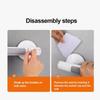 Useful Plastic Suction Cup Handles Anti-Slip Bath Safety Support Handles No Drilling Required Bath Safety Grab Bars Shower