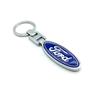 Neuer 2026 Autoaufkleber Metall Auto Schlüsselanhänger Kette Auto Logo Schlüsselanhänger für Ford S MAX Ranger Focus Fiesta Mondeo Kuga Mustang Escort KA