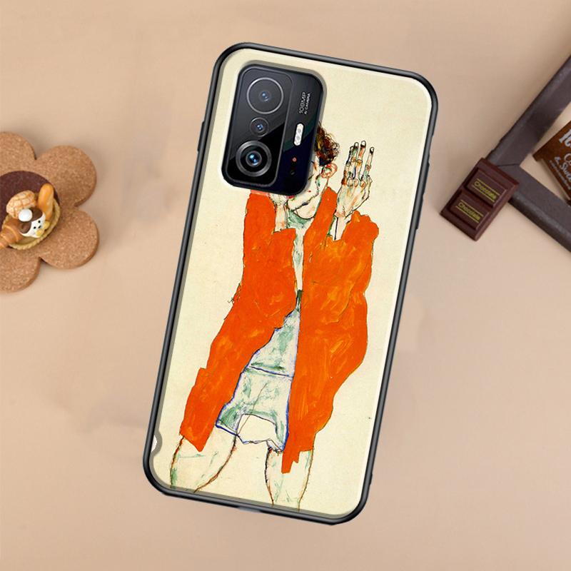 Egon Schiele Case For Xiaomi POCO X7 X6 X5 X3 Pro F3 F5 F6 M6 Pro 13 14 Ultra 11T 12T 13T 14T Pro Cover