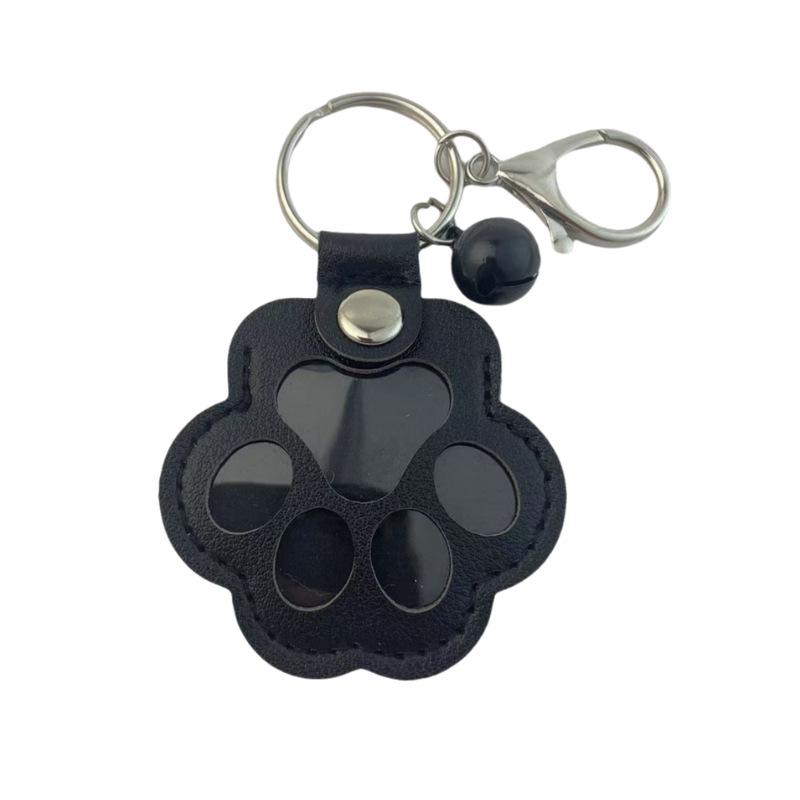 Pet Hair Storage Pendant Keychain: Creative Cat Paw & Dog Jewelry Keepsake